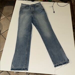B Denim Unraveled Two Women's Blue Jeans